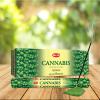 image:imageHem Cannabis Incense Sticks 120 Sticks 6 Boxes Inside  9 Inches Long 20g per Box  Perfect for Meditation Rituals  Cleansing  Promotes Relaxation and Tranquility