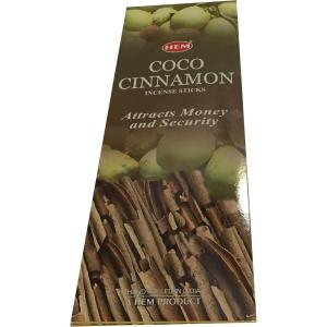 image:imageHem Coco Cinamon Incense Sticks 120 Sticks 6 Boxes Inside  9 Inches Long 20g per Box  Perfect for Meditation Evokes Senses of Comfort