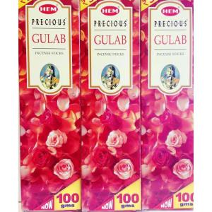 image:imageHEM Precious GULAB Incense Sticks 100g  Rose 3