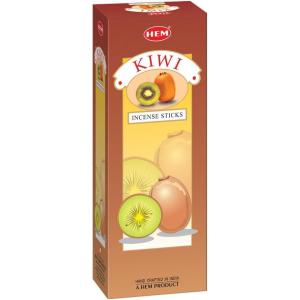 image:imageHem Kiwi Incense Sticks 120 Sticks 6 Boxes Inside  9 Inches Long 20g per Box  Perfect for Meditation Reducing Stress Improving Sleep and Mood Boosting