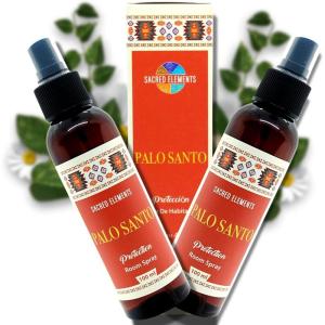 image:imagePalo Santo Spray for Empath Protection  Pack of 2 68 Oz 100 Organic Crystal Quartz Charged Rituals Spray  Getting Rid of Negative Energy Room Spray Sweet Woodsy AromaPalo Santo Smudge Spray