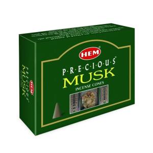image:imageHem Precious Musk  Case Of 12 Boxes 10 Cones Each  Incense From India