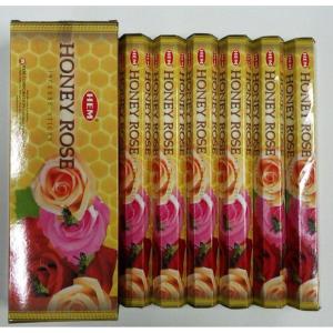 image:imageHEM Honey Rose Hexa Incense Stick 6packs X 20 Sticks 120 Sticks