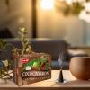 image:imageHem Incense Cones  Natural Aromatic Blend for Purification Protection amp Spiritual Wellness  LongLasting Aroma White Sage Palo SantoDragon Blood SandalwoodFrankincense MyrrhCoco Cinnamon Coconut Cinnamon