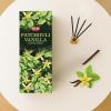 image:imageHEM Patchouli Vanilla Incense Sticks  for Home Freshness Positive Energy amp Meditation  Handcrafted amp Low Smoke  Pack of 120 Sticks  Burning Time 3540 Minutes