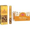 image:imageHEM Palo Santo Incense Sticks  120 Sticks 6 Boxes  9 Inches  Aromatherapy amp LongLasting Relaxation  Calming amp Cleansing amp HEM Palo Santo Natural Masala Cleansing Incense Sticks  12 Packets 15
