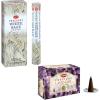 image:imageHEM White Sage Incense Sticks 100 Count  HEM Precious Lavender Incense Cones 120 Cones  Relaxing Aroma  Stress Relief Meditation amp Cleansing  Gift Set
