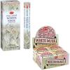 image:imageHEM White Sage Incense Sticks 100 Count  HEM White Musk Incense Cones 120 Cones 12x10 Pack  Long Lasting Aroma  Relaxation Air Purifier amp Meditation  Gift Set