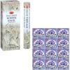 image:imageHEM White Sage Incense Sticks 100 Count  Vanilla Incense Cones 120 Cones 12x10 Pack  Sweet Natural Aroma  Meditation Relaxation amp Cleansing  Gift Set