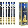 image:imageIndia HEM the Moon Incense 6 Packs X 8 Sticks Wicca Pagan 8 Gm Square Box