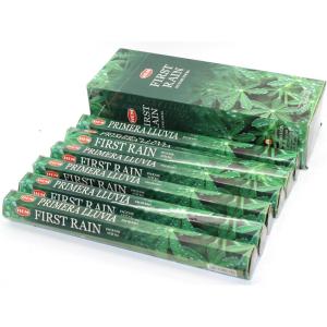 image:imageFirst Rain  Box of Six 20 Stick Tubes  HEM Incense