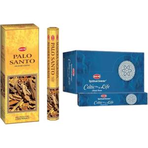 image:imageHEM Palo Santo Incense Sticks  120 Sticks 6 Boxes  9 Inches  Aromatherapy amp LongLasting Relaxation  Calming amp Cleansing amp HEM Catholic Church Masala Incense Sticks  12 Pack 180g
