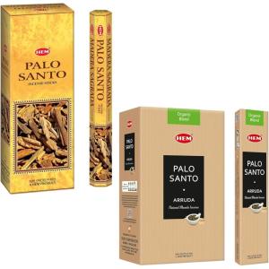 image:imageHEM Palo Santo Incense Sticks  120 Sticks 6 Boxes  9 Inches  Aromatherapy amp LongLasting Relaxation  Calming amp Cleansing amp HEM Premium Palo Sato Arruda Incense Sticks  12 Pack 15g Each