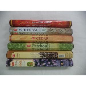 image:imageHem Incense Sticks Dragons Blood White Sage Cedar Patchouli Clove Lavender 6 x 20  120 Stick Variety Pack