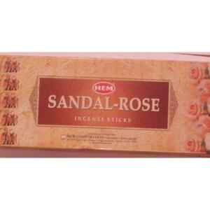 image:imageSandal Sandalwood Rose  Box of Six 20 Stick Tubes  Hem Incense Hand Rolled in India