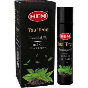 image:imageHEM Essential Oil Roll On 10ml  034 oz  Natural Essential Oil Blend for Daily Refreshment amp Fragrance  Enriched with Vitamin E amp Botanical Extracts  TravelFriendly Perfume CitrusTea Tree