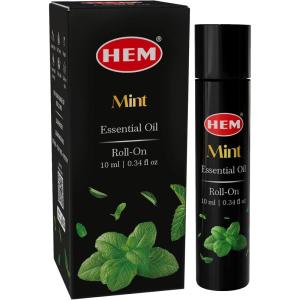 image:imageHEM Essential Oil Roll On 10ml  034 oz  Natural Essential Oil Blend for Daily Refreshment amp Fragrance  Enriched with Vitamin E amp Botanical Extracts  TravelFriendly Perfume CitrusMint