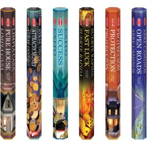 image:imageHem Assorted Incense Sticks  Natural Fragrance  Positive Energy amp Spiritual Wellness  Multiple Scents  Pack of 6 Black Magic Protection Against Jealousy Unlock Black LoveCall ClientsOpen Roads  Fast Luck  Success  Attracts Money  Pure House  Protection