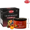 image:imageHem Car Air Freshener  Natural Car Perfume  Refreshing amp LongLasting Fragrance  Easy to Use amp Compact Design that Perfectly Fits  Ideal for OntheGo Air Freshening Pack of 2 Peach Blossom