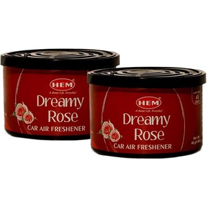 image:imageHem Car Air Freshener  Natural Car Perfume  Refreshing amp LongLasting Fragrance  Easy to Use amp Compact Design that Perfectly Fits  Ideal for OntheGo Air Freshening Pack of 2 Dreamy Rose