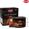 image:imageHem Car Air Freshener  Natural Car Perfume  Refreshing amp LongLasting Fragrance  Easy to Use amp Compact Design that Perfectly Fits  Ideal for OntheGo Air Freshening Pack of 2 Musk